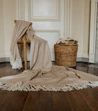 Araminta Campbell Willow throw 150cm x 300cm - British product