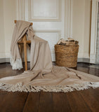 Araminta Campbell Willow throw 150cm x 300cm - British product