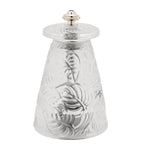 Lalique Feuilles Crystal salt grinder, UK version