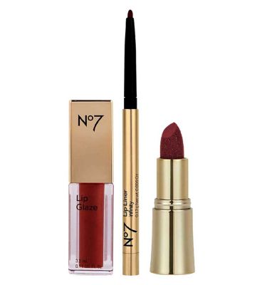 No7 Star Glazing Lips Look Bundle GOODS Boots   