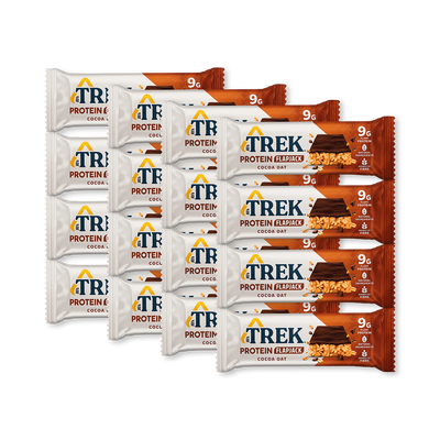 Holland & Barrett Trek Cocoa Oat Protein Flapjacks 16 x 50g- Buy online at McGrocer