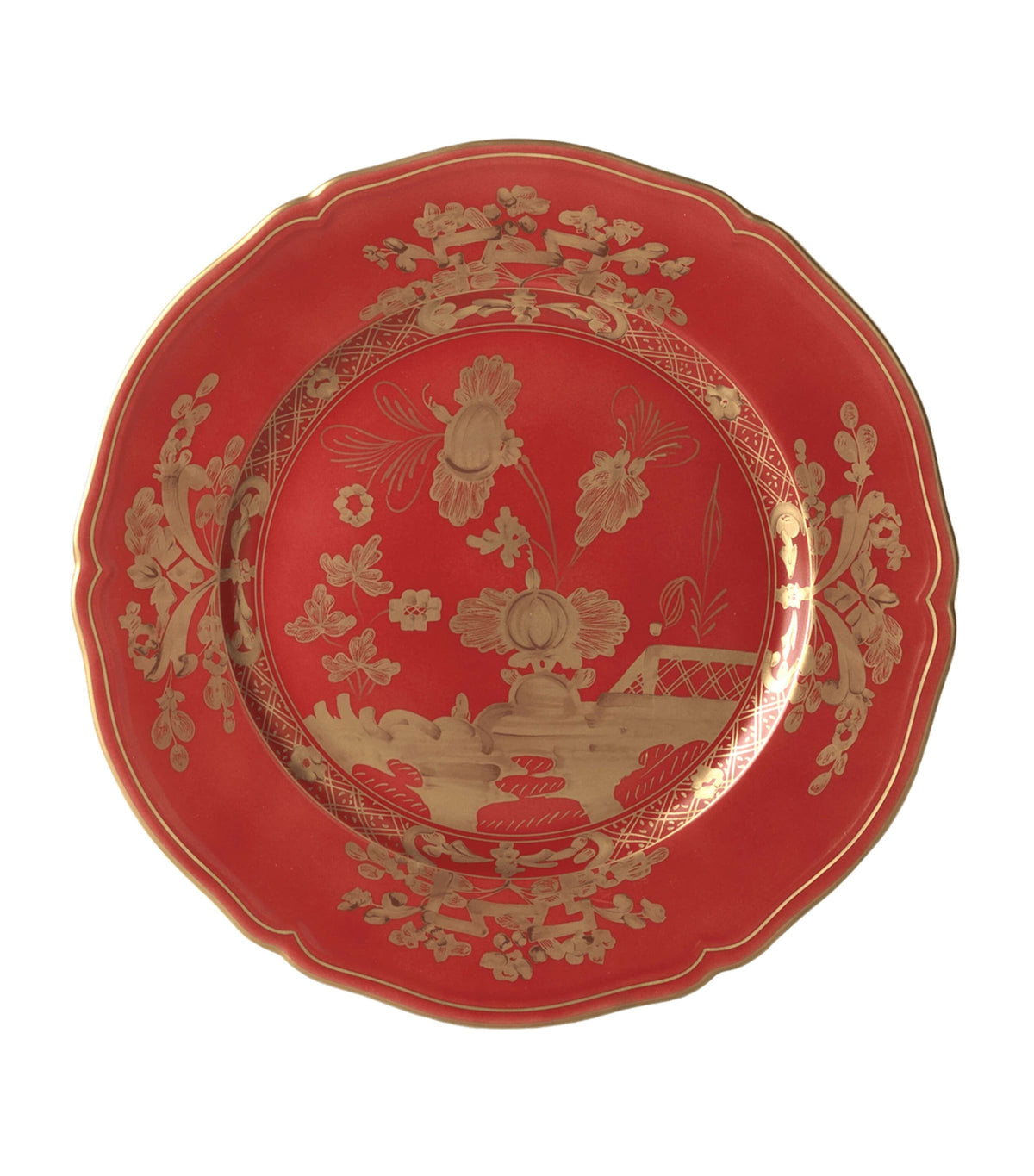 GINORI 1735 Oriente Italiano Rubrum charger plate 31cm, UK version