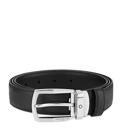 Harrods Cowhide Leather Belt with Silver-Tone Buckle 3cm Width- Buy online at McGrocer