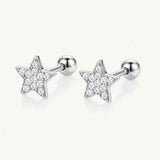 MUCHV dainty gold star earrings 0.6cm (British brand)