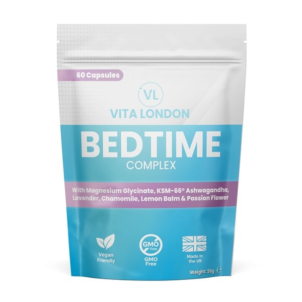 Vita London Bedtime Complex with magnesium and lavender 60 capsules, imported from the UK