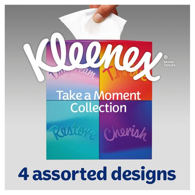 Kleenex Collection Cube Facial Tissues - Single Box   48 per pack