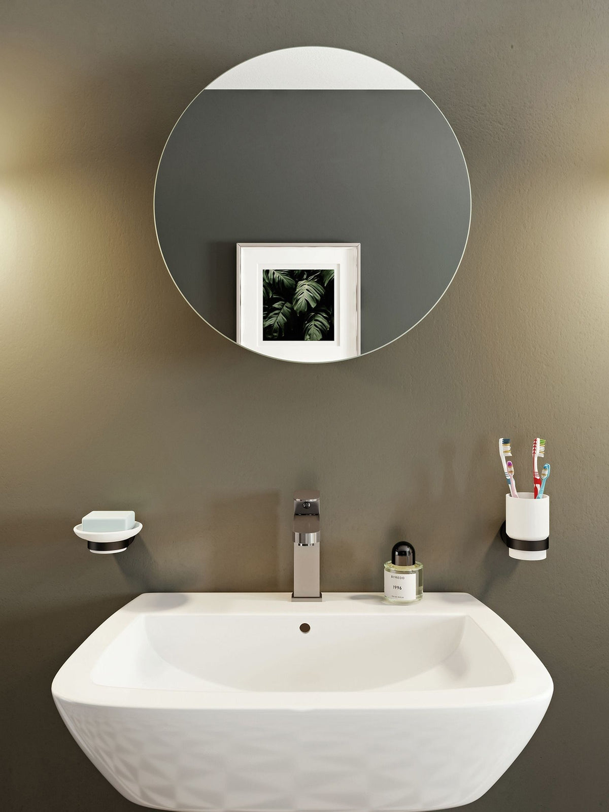 Croydex Severn bathroom storage cabinet 50x50x10cm - British product