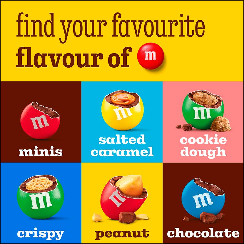 M&M'S cookie dough milk chocolate bag 102g, imported from the UK