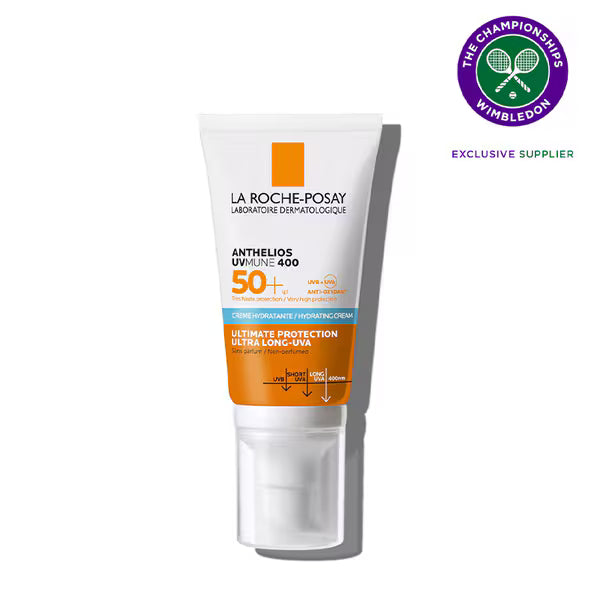La Roche-Posay Anthelios hydrating suncream SPF50+ 50ml bottle, UK version