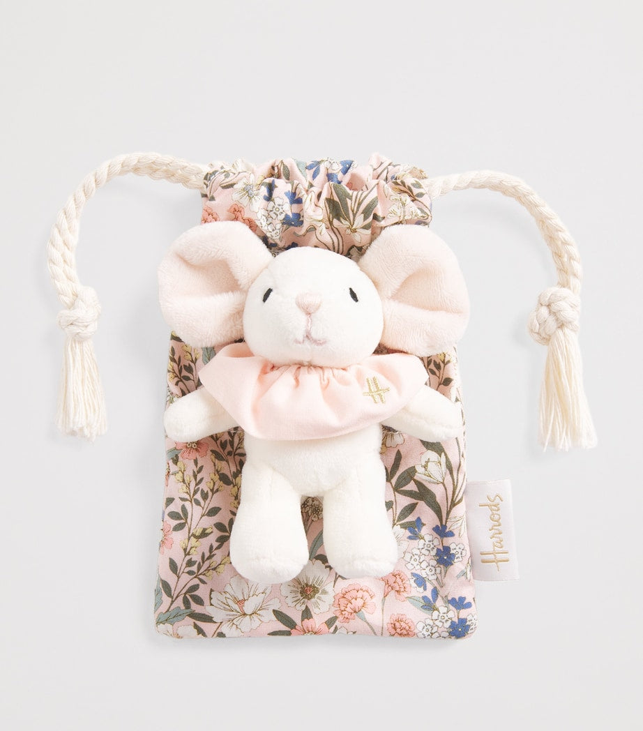 Harrods soft toy mouse in bag, UK version