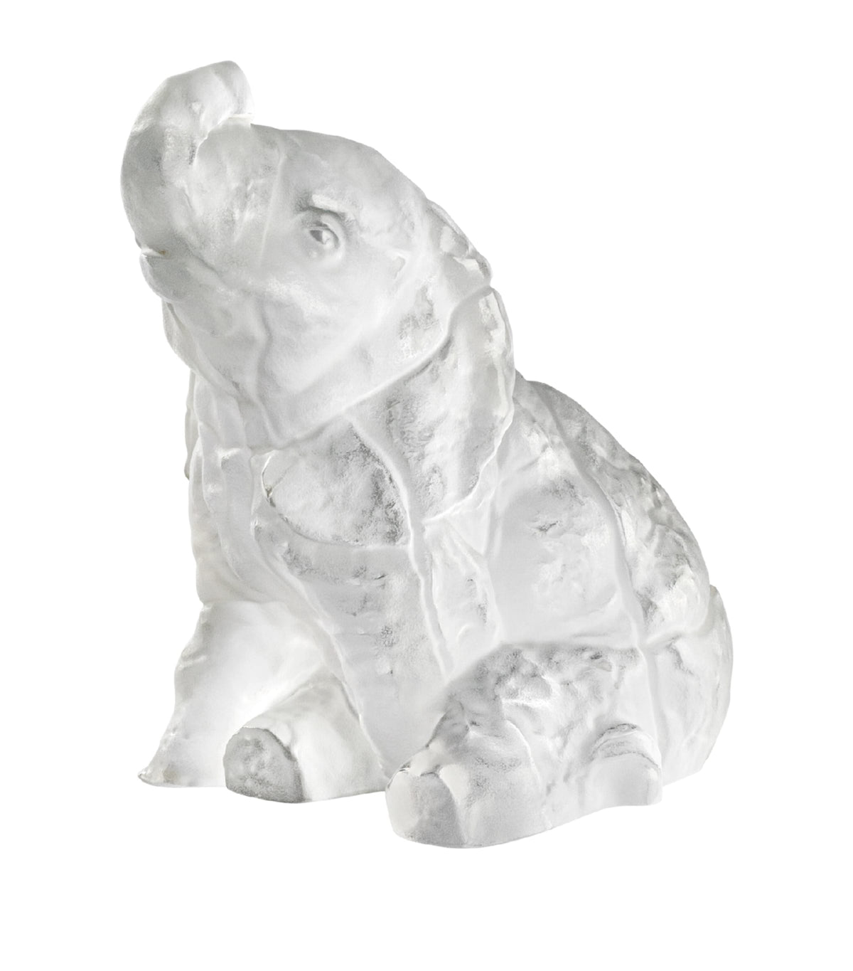 Lalique crystal elephant sculpture 12.5cm, UK version