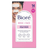 Bioré Deep Cleansing Pore Strips 7 Nose & 7 Face Strips GOODS Superdrug   