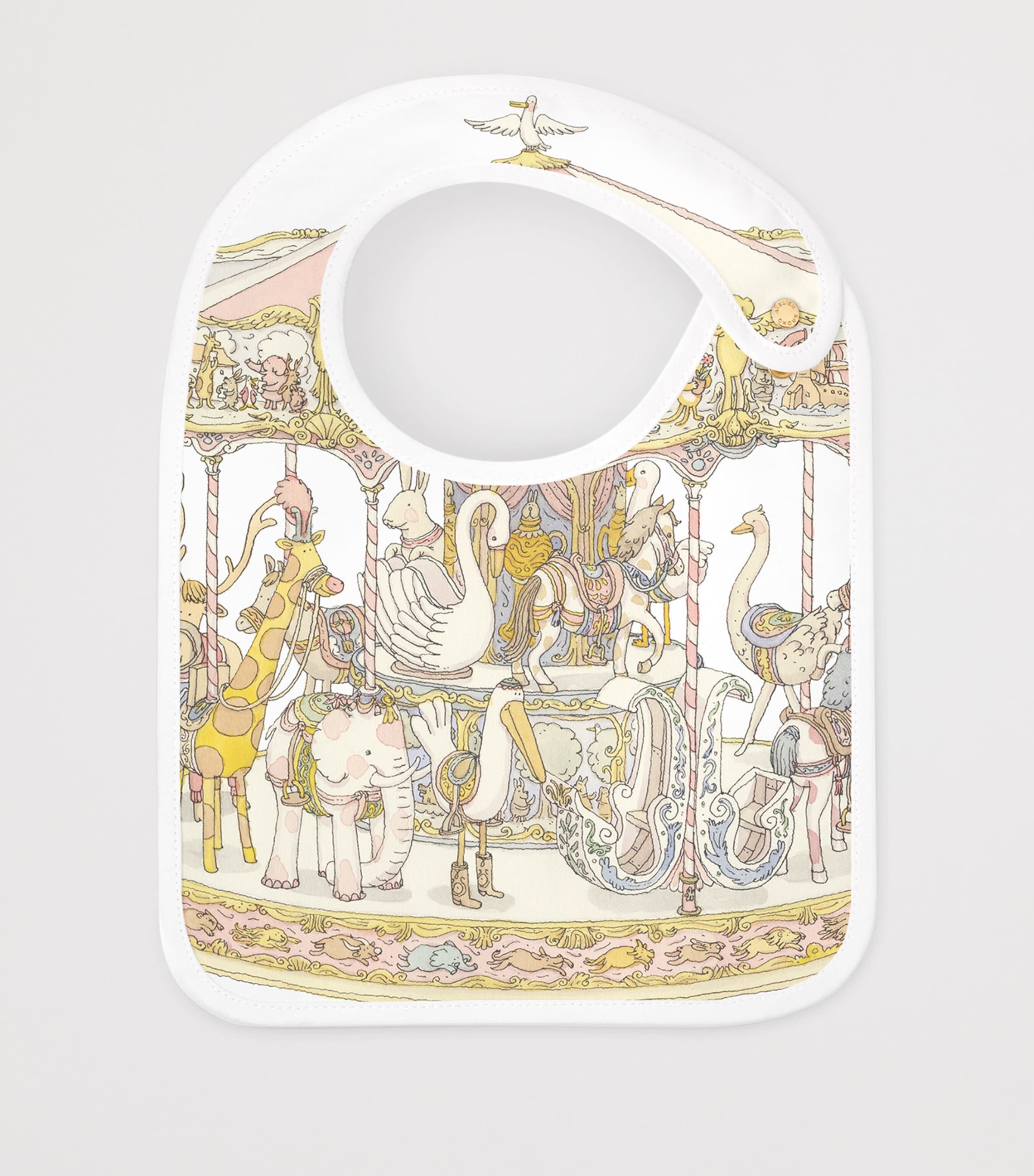 Atelier Choux carousel blanket bib bag gift set, UK version