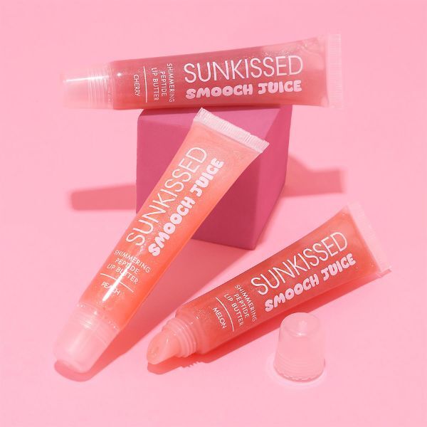 Sunkissed shimmer peptide lip butter 17ml, imported from the UK