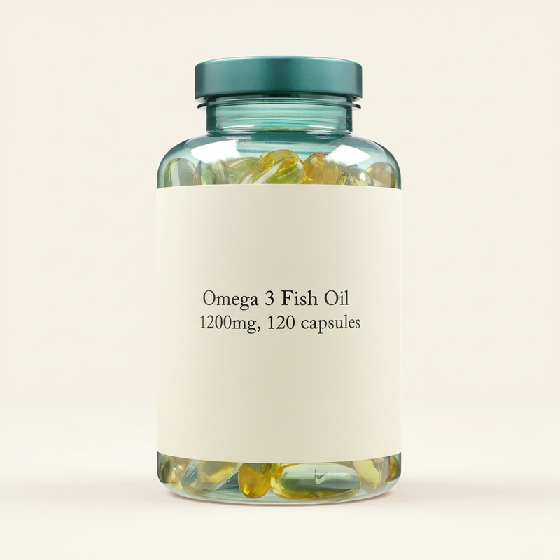 Holland & Barrett Omega 3 Fish Oil 1200mg 120 Capsules, UK version