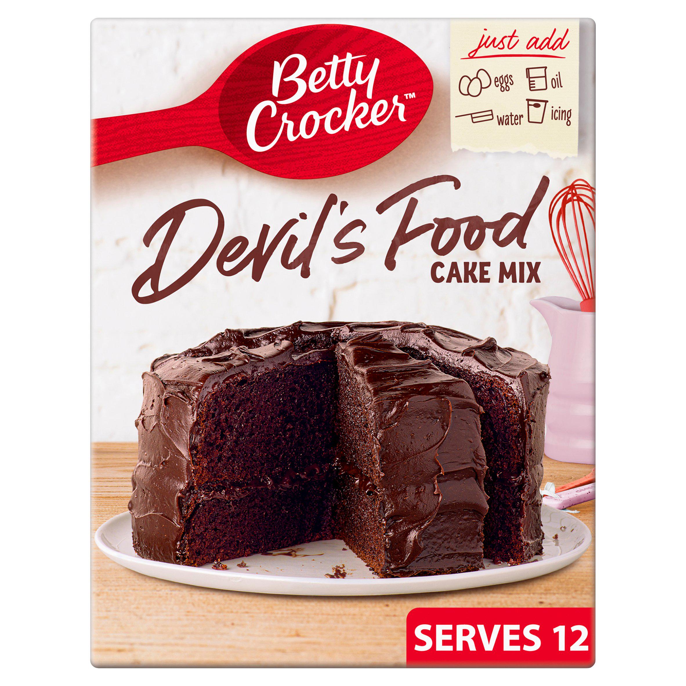 Betty Crocker Devil's Food Chocolate Cake Mix 425g GOODS Sainsburys   