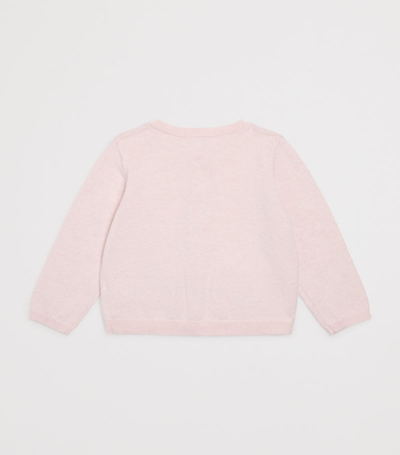 Marie-Chantal cotton-cashmere Casey baby cardigan 3-24 months, imported from the UK