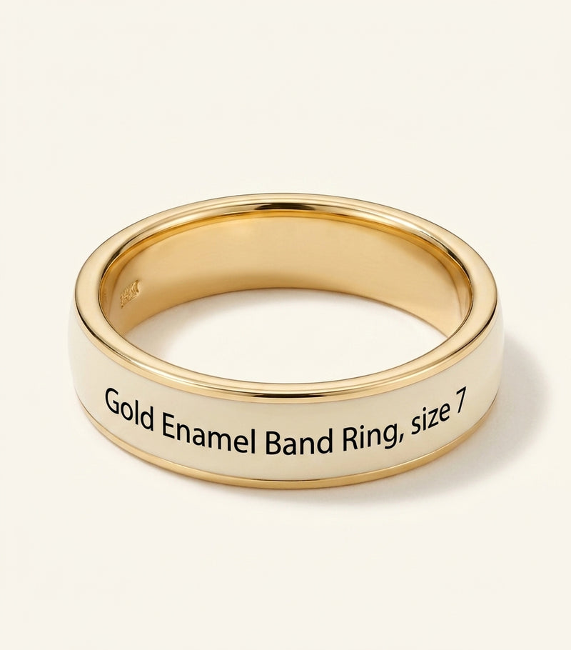 Prada enamel triangle ring black and white - British product
