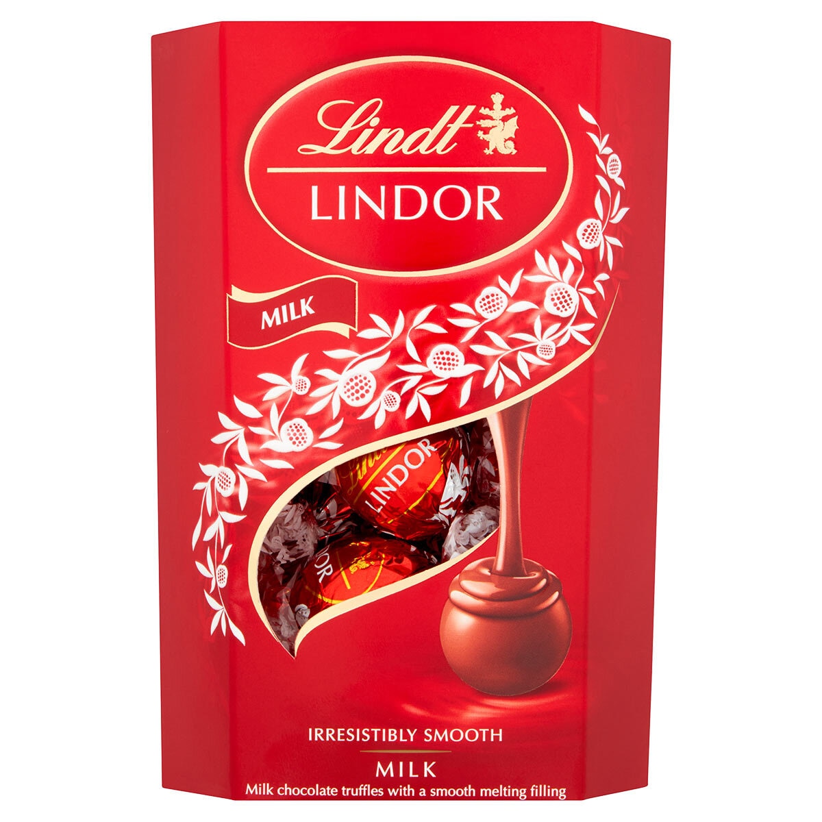 Lindt Lindor milk chocolate truffles 4 x 200g, UK version