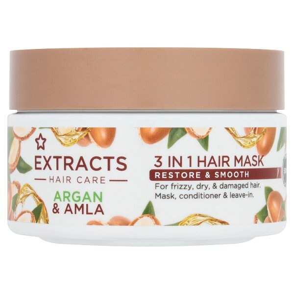 Superdrug Hydrate & Shine Hair Mask with Coconut Water GOODS Superdrug Argan and Amla  