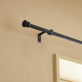 Argos Home extendable black curtain pole 120-210cm, UK version