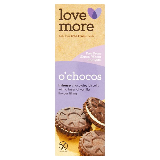 Lovemore Free From O'Choco Biscuits   125g