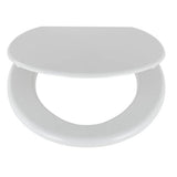 Home Essentials plastic toilet seat white (British brand)