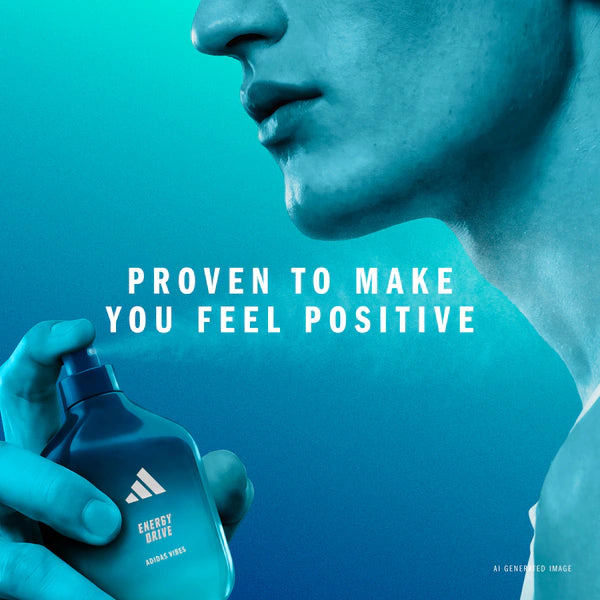adidas Vibes Energy Drive Eau de Parfum 100ml - British product