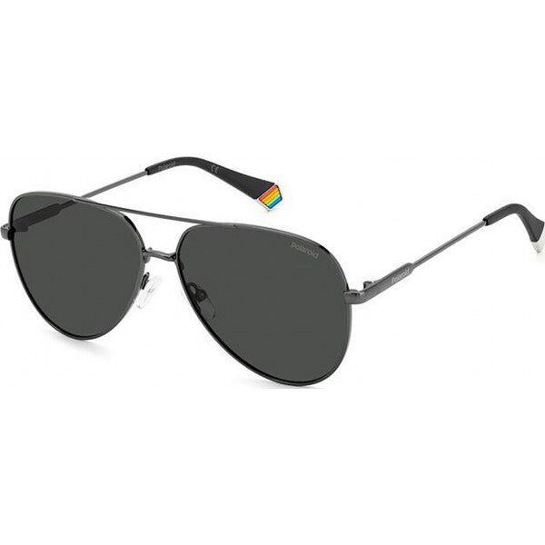 Polaroid sunglasses PLD 6187 grey metal frame - British product