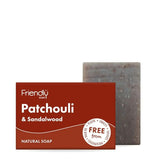 Friendly Soap Patchouli Sandalwood soap 6x95g, imported from the UK