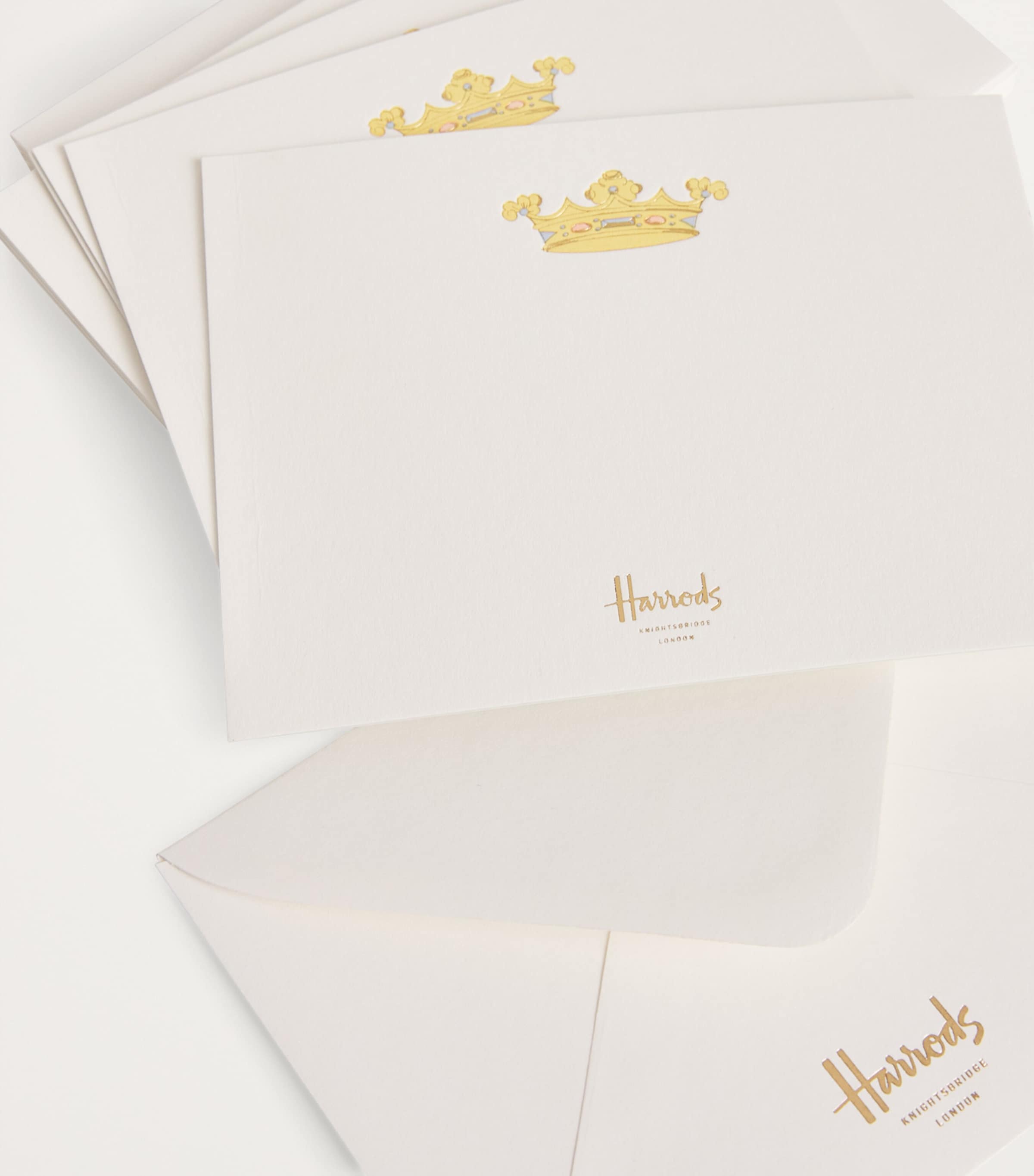Harrods Crown Cards Pack of 10, UK version