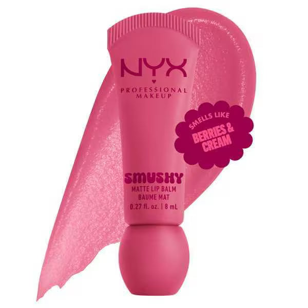 NYX Professional Makeup Smushy Matte Lip Balm Swipe Sesh, imported from the UK