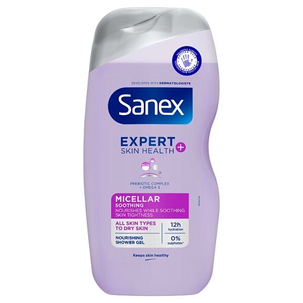 Sanex Expert Skin Health+ Micellar Soothing Shower Gel 515ml