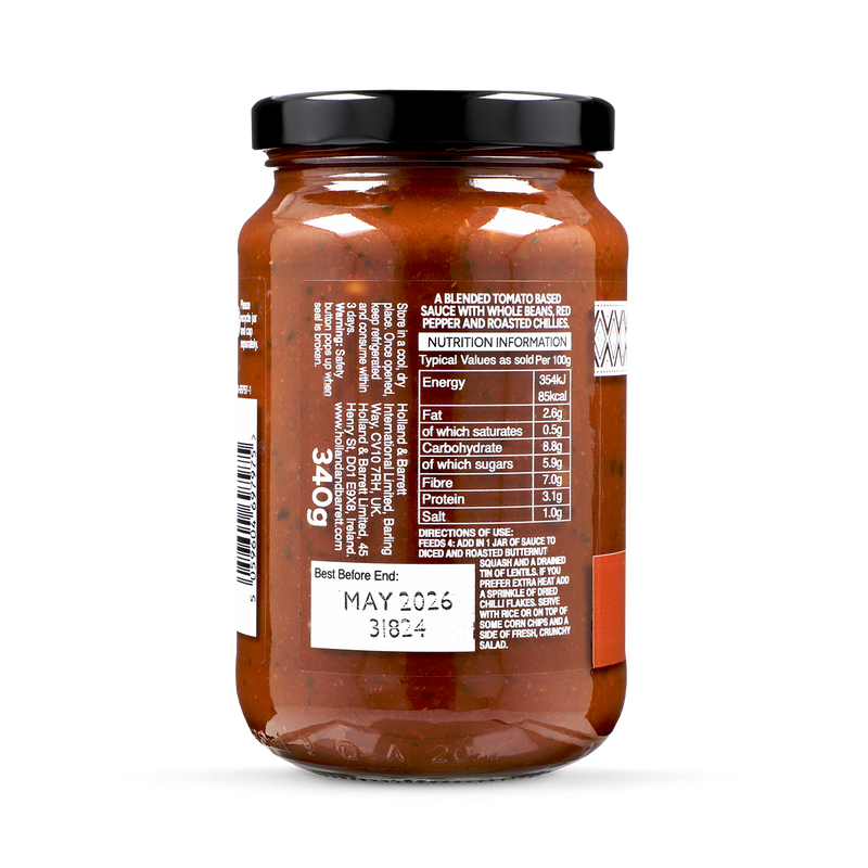 Holland & Barrett 9 Plant Chilli Sauce 340g, UK version