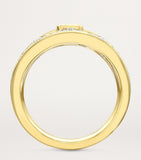 Boodles Perspective ring in 18kt yellow gold with diamonds, UK version