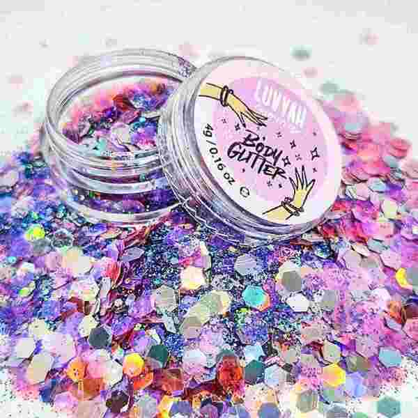 Luvyah Cosmetics Mermaid Pink Festival Body Face Glitter 10g GOODS Superdrug   