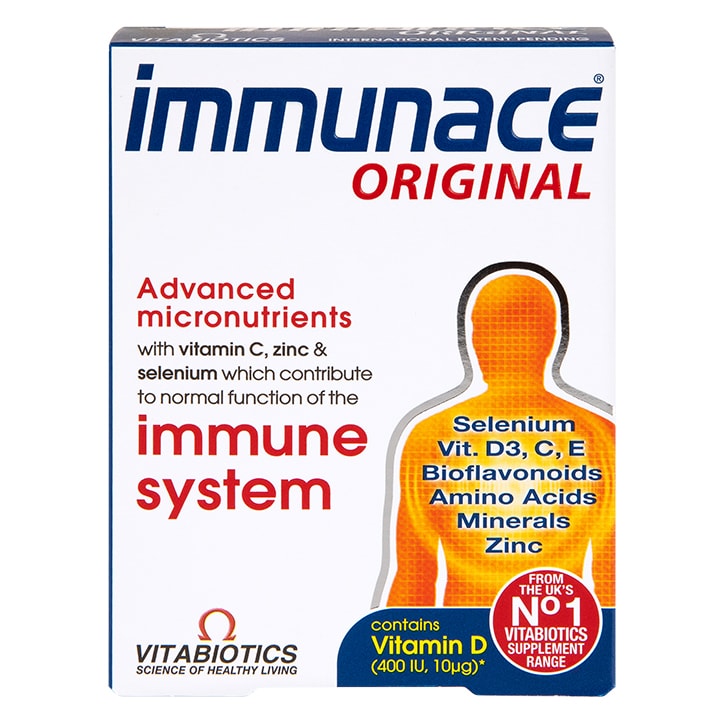 Vitabiotics Immunace 30 Tablets Immune Support Supplements Holland&Barrett   