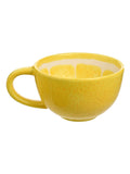 Widdop Yellow Lemon Slice Mug ceramic kitchenware (British brand)