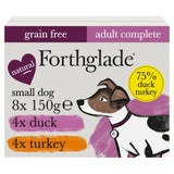 Forthglade Duck & Turkey Complete Meal for Small Dogs Adult 1 Yr+ x8 150g Cans trays & pouches dog food Sainsburys   