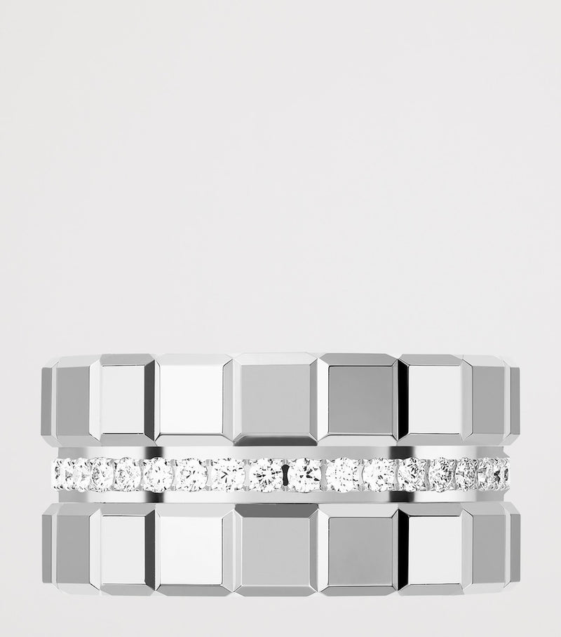 Chopard Ice Cube ring white gold and diamond - British product