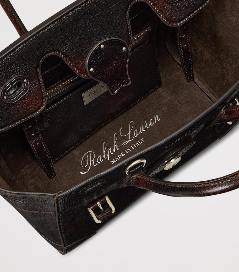 Ralph Lauren Soft Ricky 27 top-handle leather bag, UK version