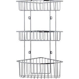 Argos Home wall-mounted chrome shower caddy 48cm (British brand)