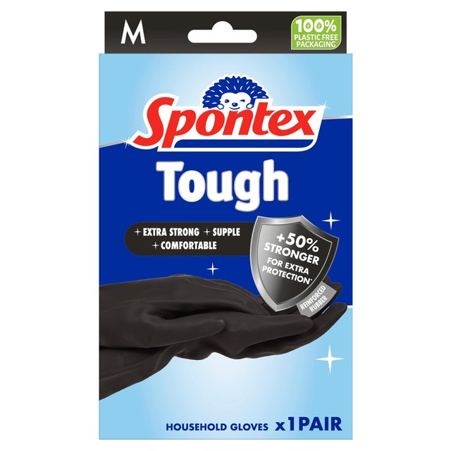 Spontex Tough Gloves Medium   1pair GOODS M&S   