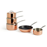 Argos Home copper triply pan set 5 piece (British brand)
