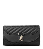 Jimmy Choo quilted leather Curve chain wallet, UK version