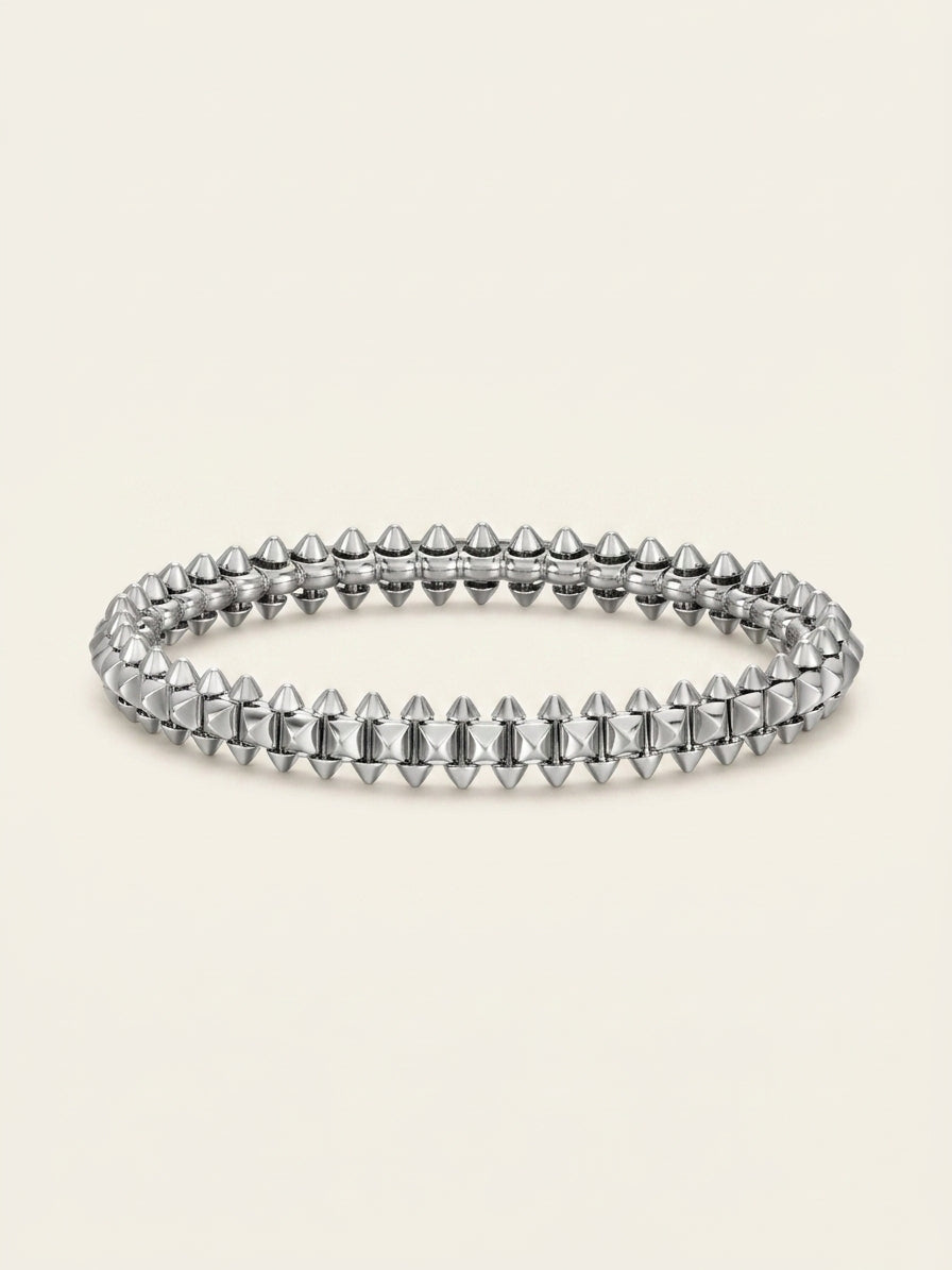 Cartier medium rhodium-plated 18ct white-gold bracelet, UK version