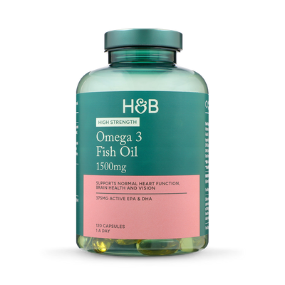Holland & Barrett Holland & Barrett Omega 3 Fish Oil 1500mg 120 Capsules- Buy online at McGrocer