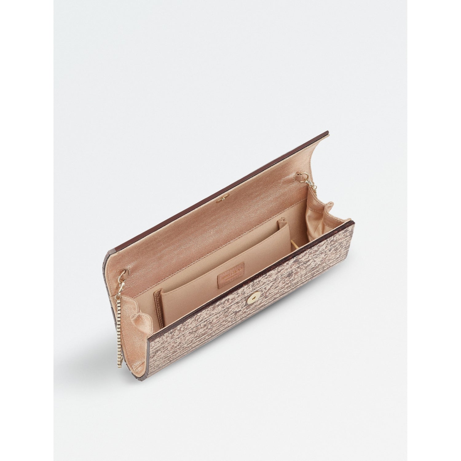 Jimmy Choo Sweetie glitter acrylic clutch bag, imported from the UK