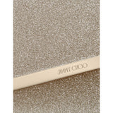 Jimmy Choo Emmie glittered leather clutch, imported from the UK