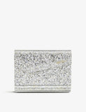 Jimmy Choo glittered clutch 17cm - British product